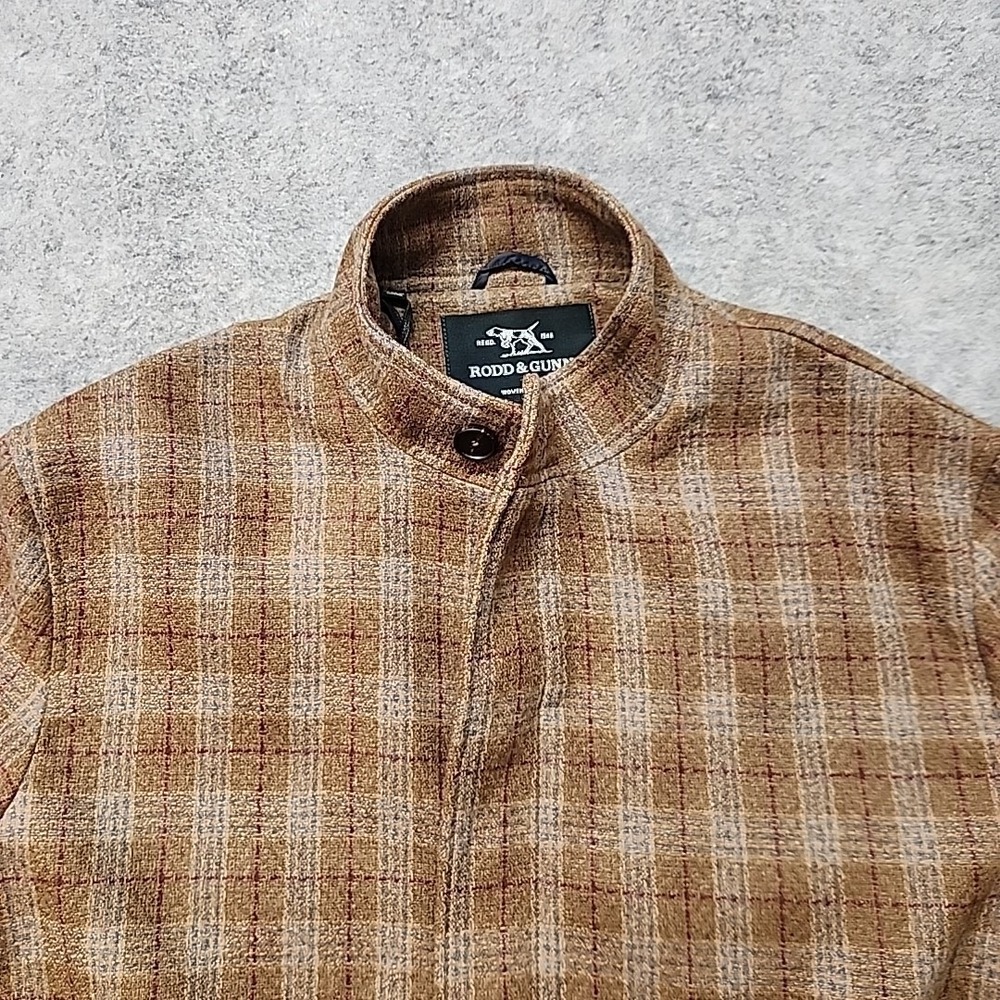 Rodd and Gunn Hampstead Wool Sport‎ Jacket Mens 3XL Nutmeg Plaid - Picture 3 of 9